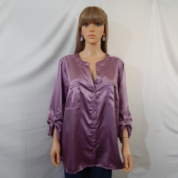 Dana Buchman Tops - NWOT Dana Buchman 2X 22/24 Top Shirt Blouse NEW